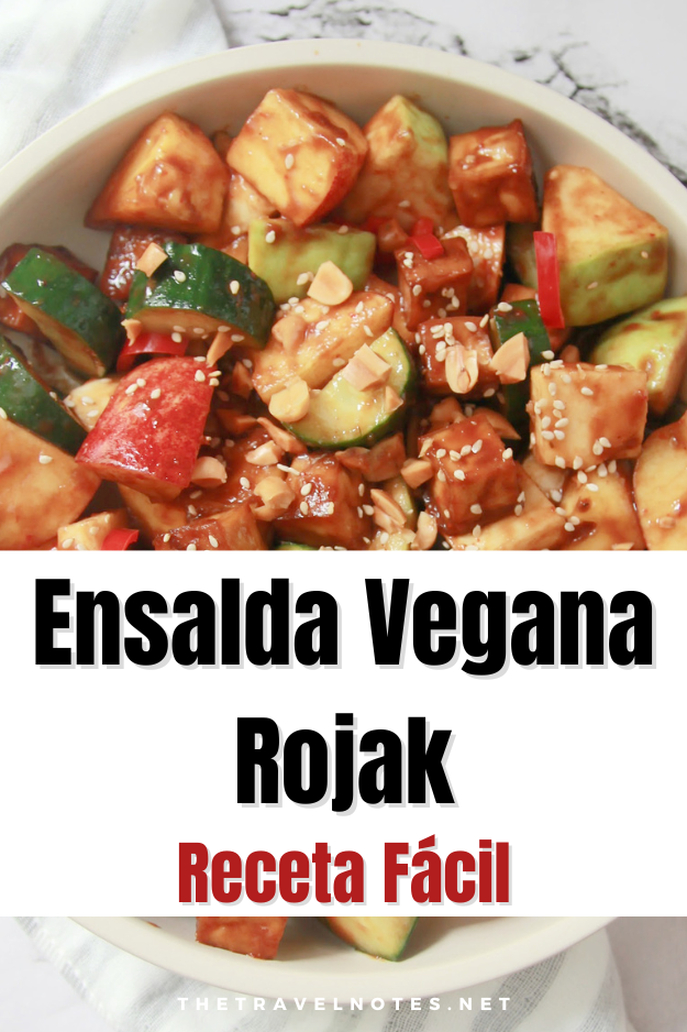 Ensalada Rojak de Frutas Picante