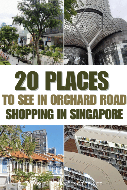 20 top places in Orchard Road the Best Singapore Shopping Street