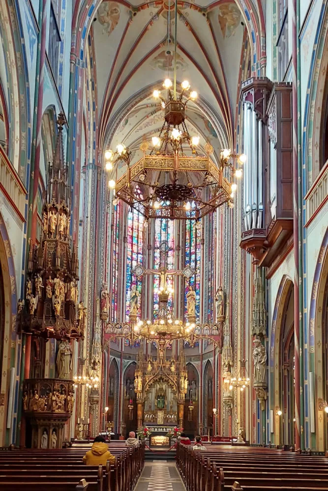 The Krijtberg church. Explore the Canals of Amsterdam Tour by Foot.