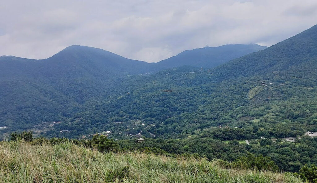 View of Mount Qixing in taipei Taiwan