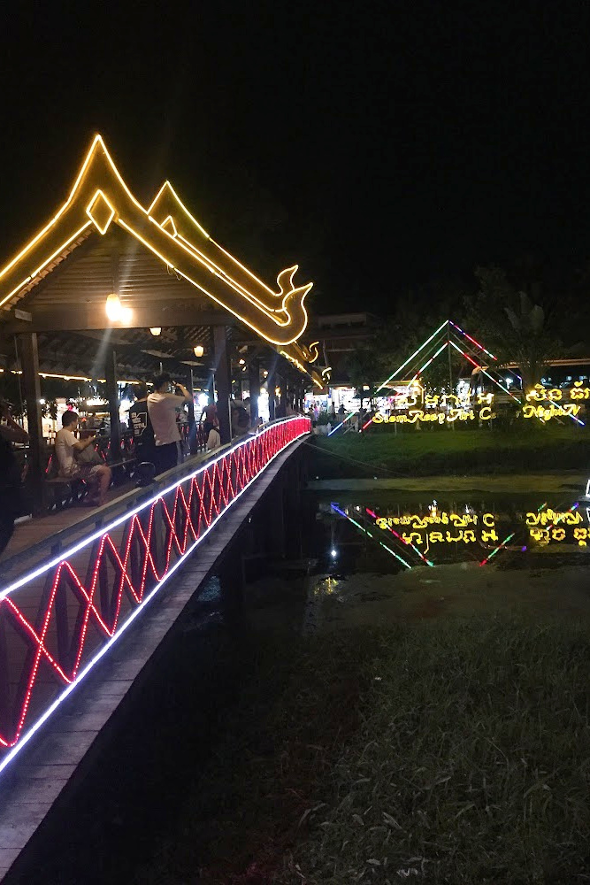 Siem Reap Night Walk City center