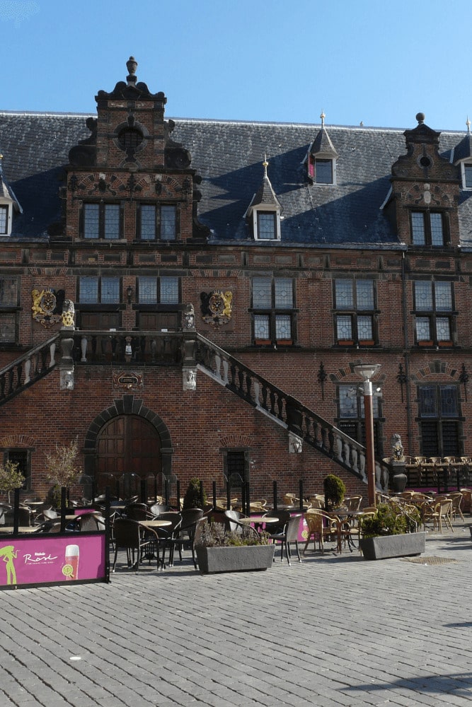 De Waagh historic weighing house on Nijmegen main square
