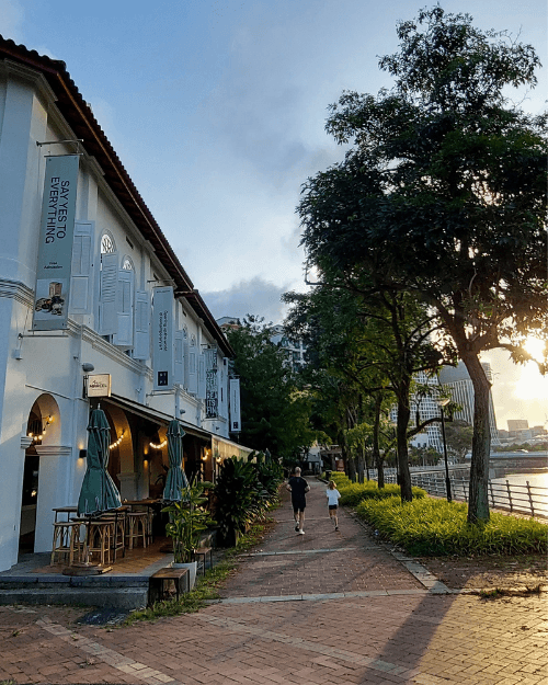 Robertson Bridge over the Singapore River